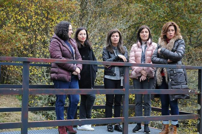 A conselleira de Medio Ambiente, Territorio e Vivenda supervisou os no Parque Natural da Baixa Limia, que estarán rematadas en 2019