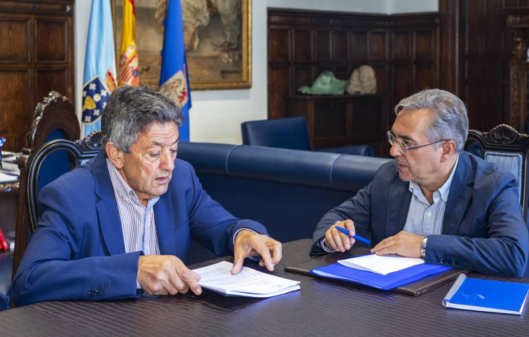 O alcalde de Baltar foi recibido polo presidente da Deputación