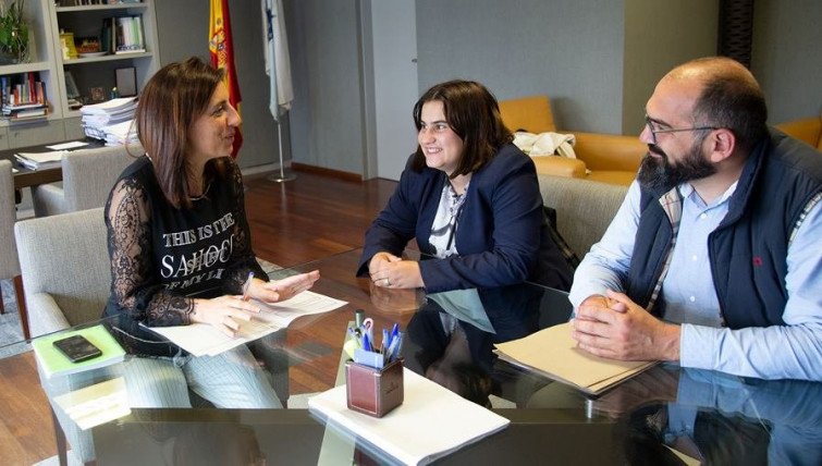 Asunción Morgade, alcaldesa de Rairiz de Veiga foi recibida pola Conselleira de Medio Ambiente