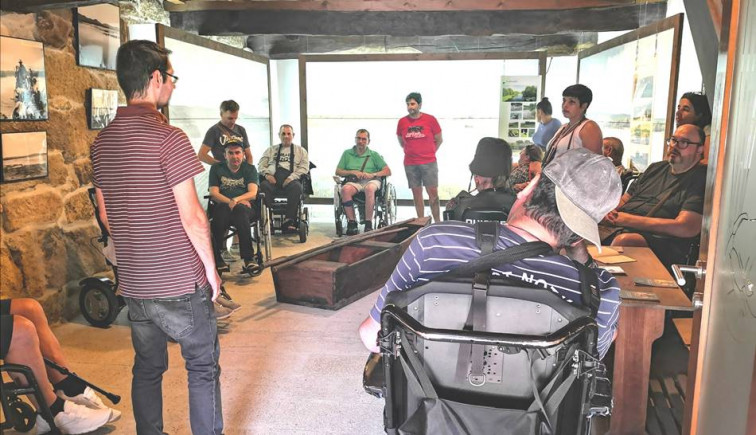 AIXIÑA de visita en Sandiás