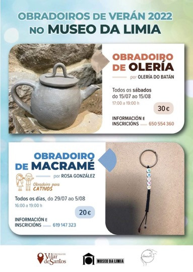 Obradoiros de verán no Museo da Limia