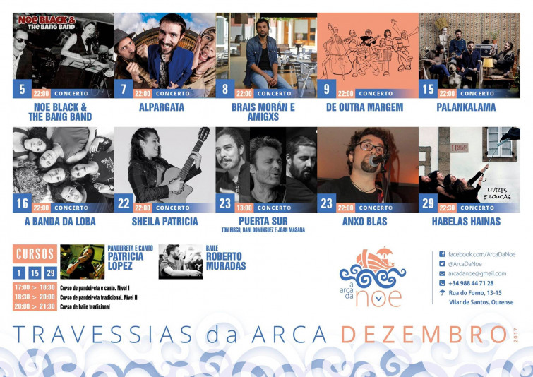 A Arca da Noe enche de música a Limia polo Nadal