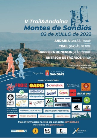 Seguen abertas as inscricións para o V Trail&Andaina Montes de Sandiás