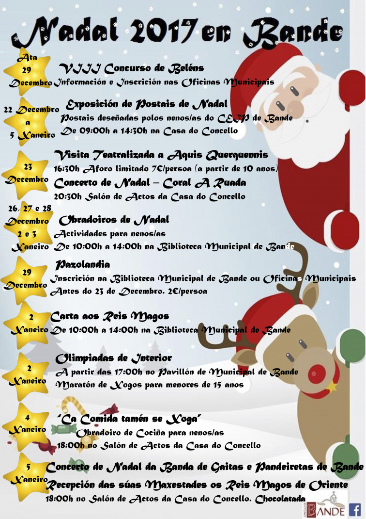 Bande presenta o seu programa de actividades de Nadal