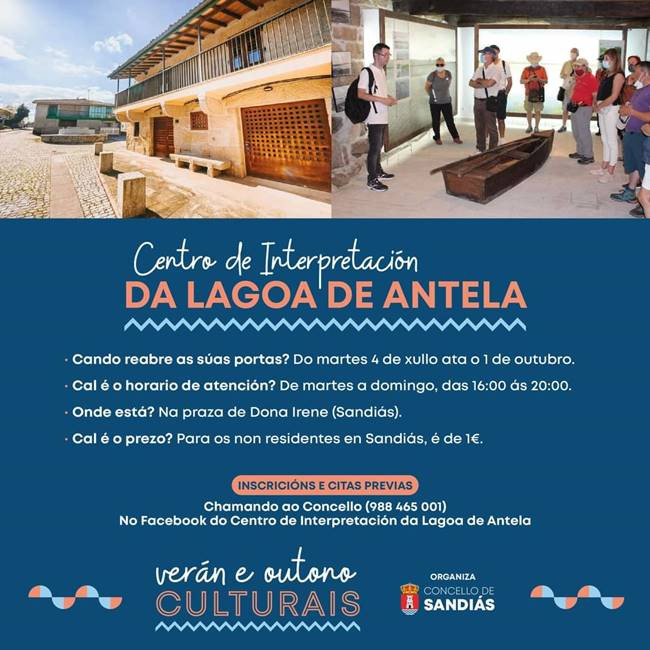 Reapertura do Centro de interpretación da Lagoa de Antela