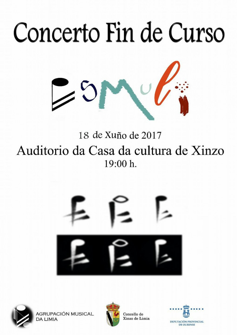 A Escola de Música da Limia celebra o seu concerto de fin de curso