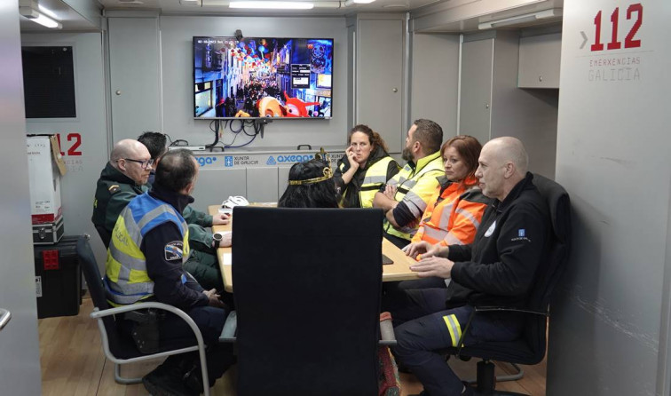 Arranca o dispositivo de seguridade especial da noite do sábado de Entroido