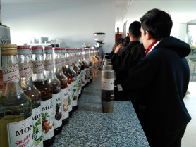 Coctelería sen alcol no IES Lagoa de Antela