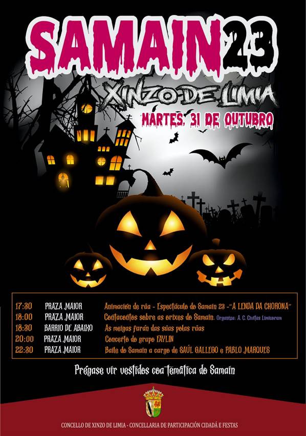 Moita música e moito terror no Samaín de Xinzo