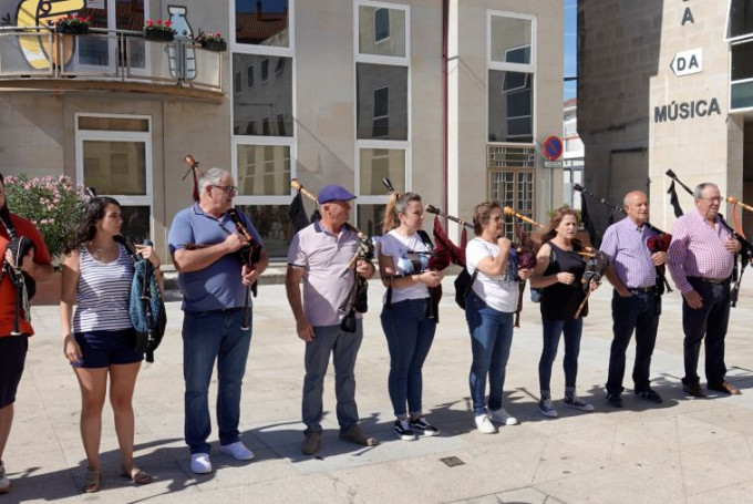 Homenaxe dos amigos a Kepa Junkera en Xinzo