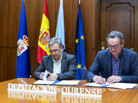 O GDR Limia Arnoia e a Depu- tación de Ourense asinan a cesión das terras da Finca Antela