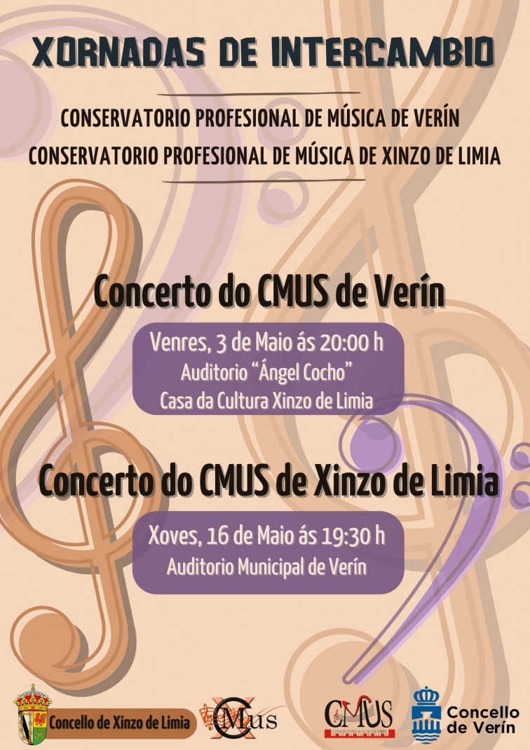Intercambio musical entre os conservatorios de Xinzo e Verín
