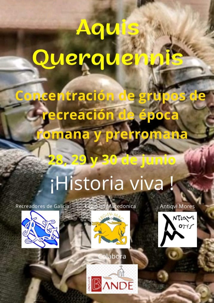O xacemento arqueolóxico de Aquis Querquennis acollerá esta fin de semana unha recreación de época romana.