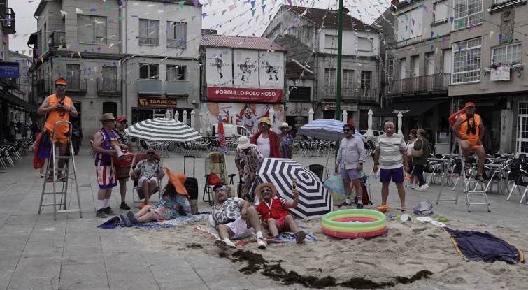 Os Rémoras case se quedan solos na praia