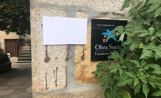 O vandalismo chegou ao CDR O Viso