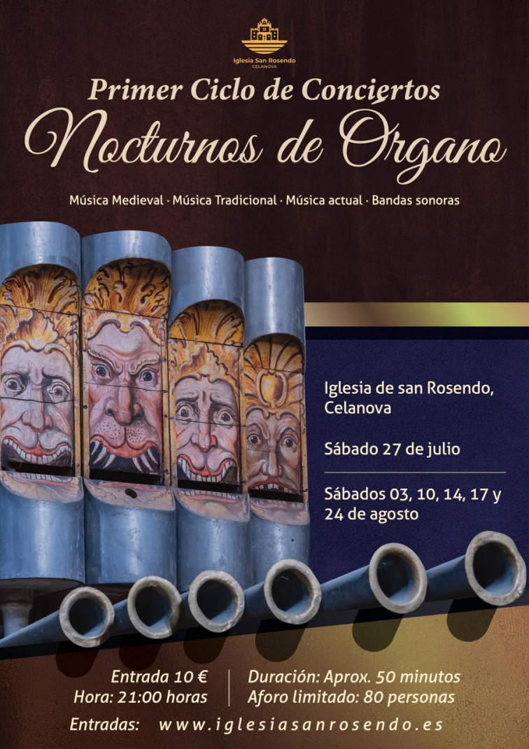 Celanova tamén se convertera na cuna da música de órgano