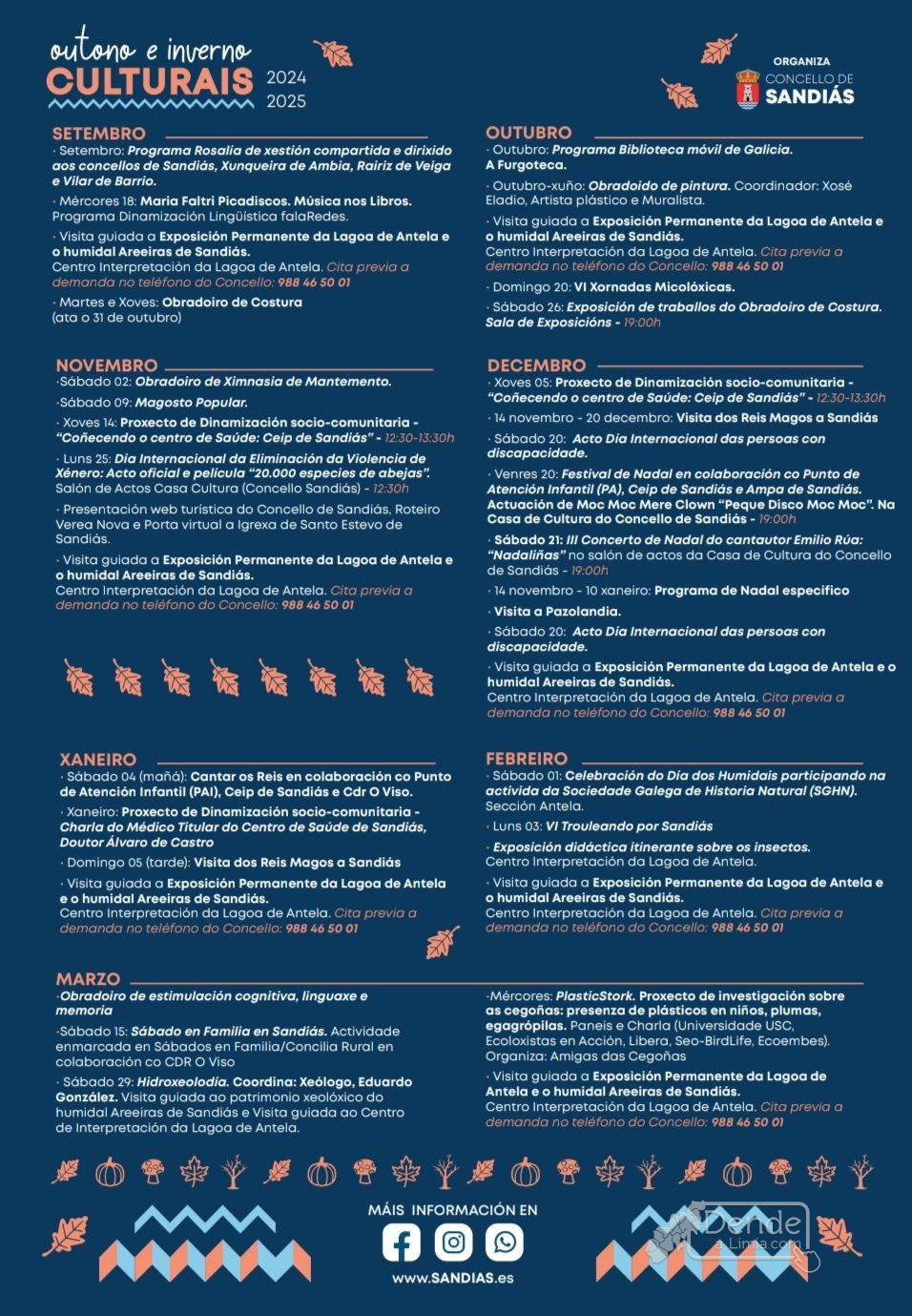 Cartaz programa actividades