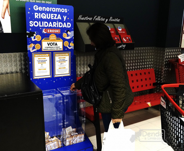 Eroski implica aos clientes na doazón ás entidades LIMISI e Algaria