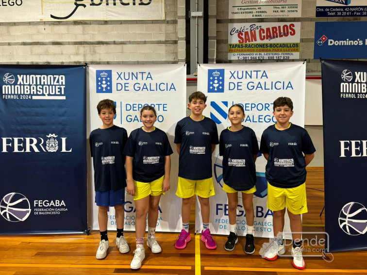 5 xogadores e xogadoras do A.B. Xinzo dentro das seleccións galegas Mini