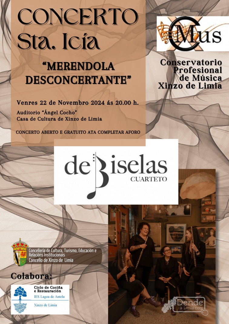 O venres 22 o Conservatorio convidavos a festexar a Sta. Icía