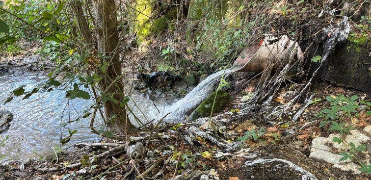 Os Socialistas de Lobios denuncian os vertidos de augas sen depurar ao río Limia