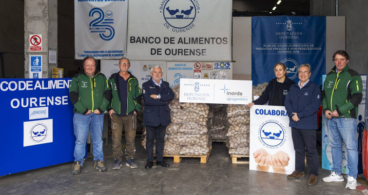 10.000 Kg de  patacas para o Banco de Alimentos de Ourense