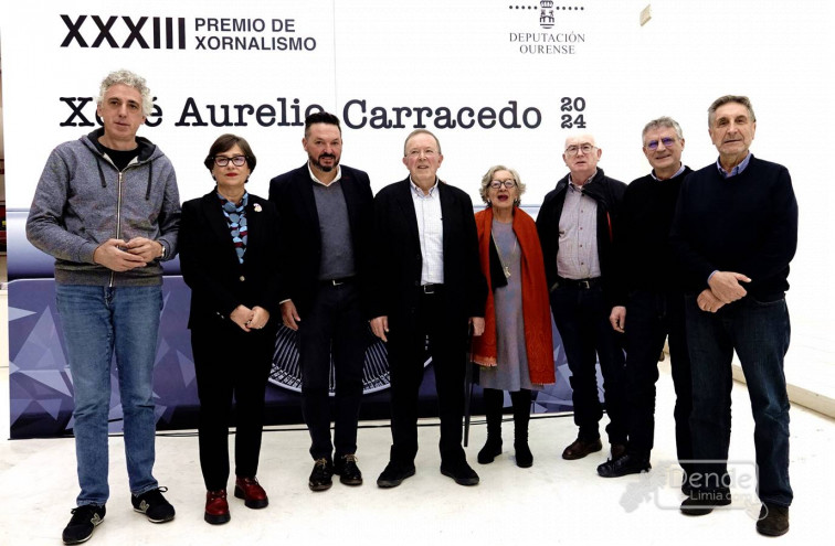 O limiá Luis Álvarez Pousa recibiu o premio periodístico Carracedo 2024