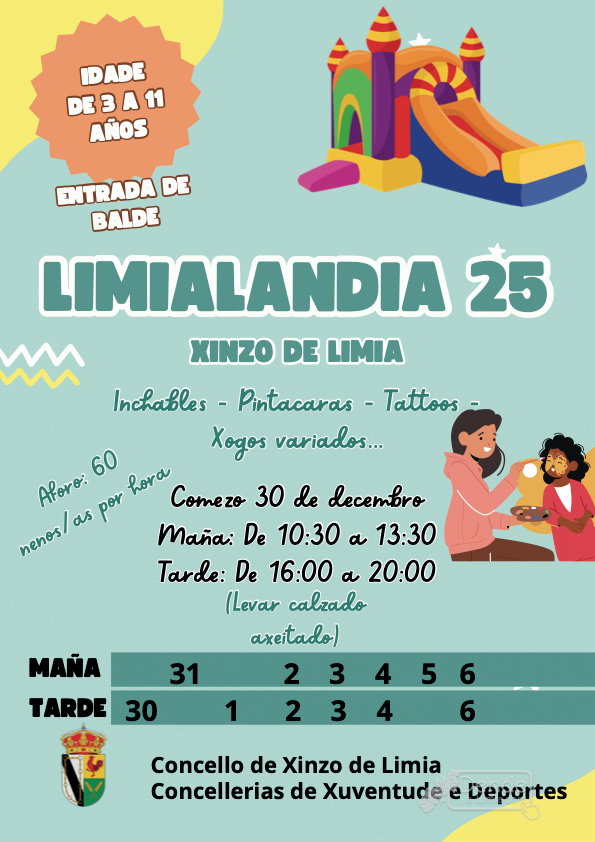 Volve LIMIALANDIA ao pavillón de Xinzo