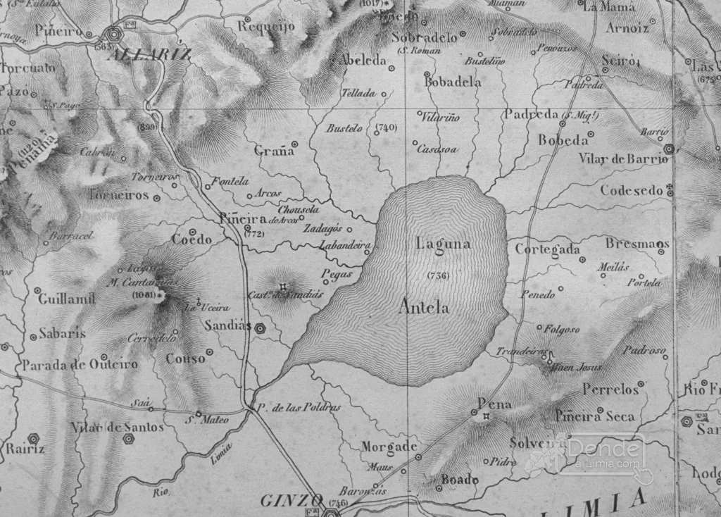 Mapa fontan antela
