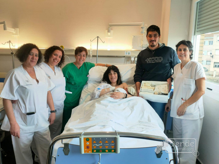 Unha limiá o primeiro nacemento do Hospital de Verín no 2025