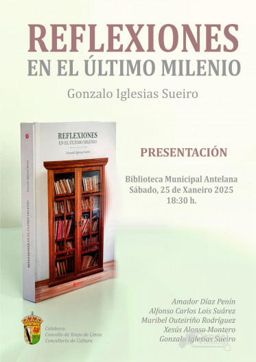 Gonzalo Iglesias Sueiro presenta a súa nova obra en Xinzo