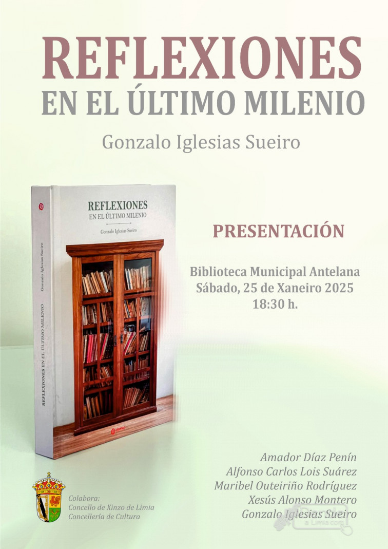 Gonzalo Iglesias Sueiro presenta a súa nova obra en Xinzo
