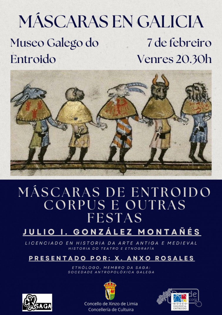 ​O Museo Galego do Entroido acolle unha conferencia sobre as máscaras tradicionais en Galicia