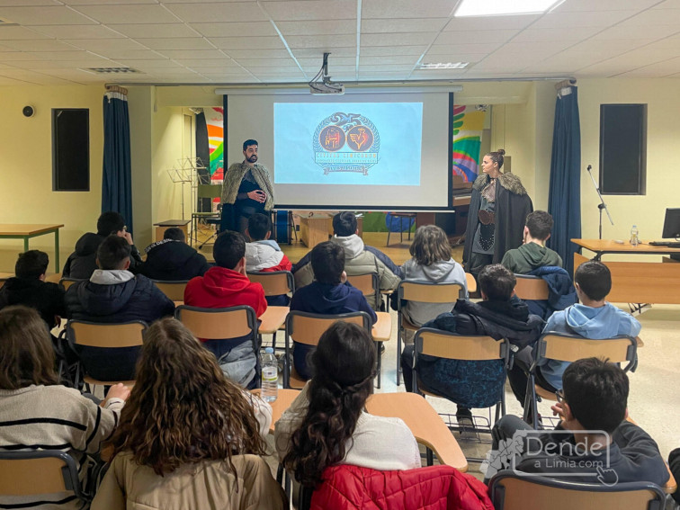 ​A Civitas Limicorum continúa a súa labor divulgativa nos centros educativos dentro do Annus Argenteus