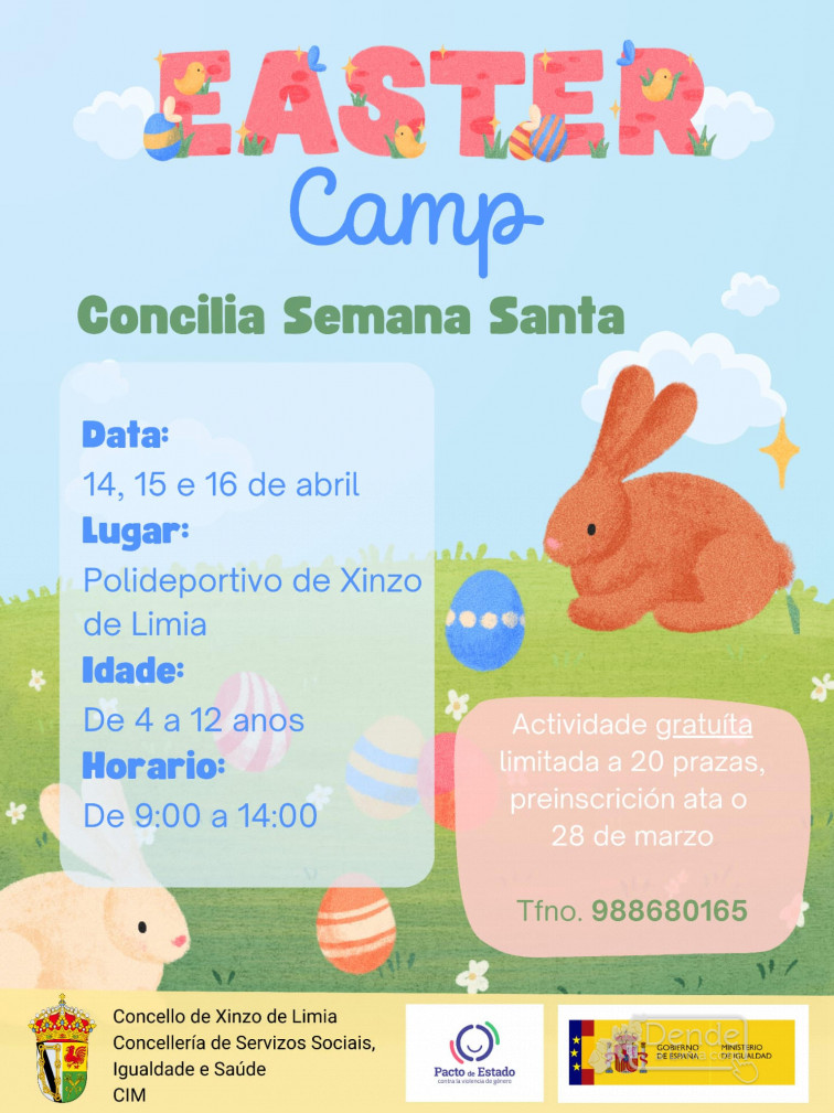 Novo campamento en ingles durante a Semana Santa 