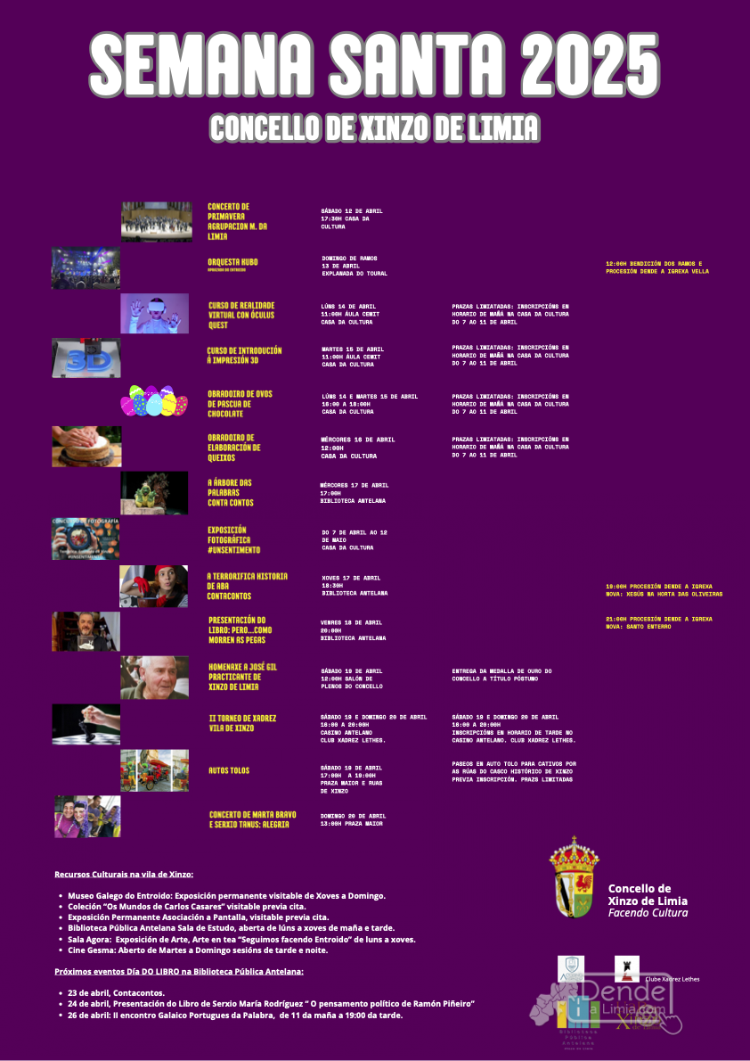 Cartel Semana Santa 2025   Xinzo de Limia