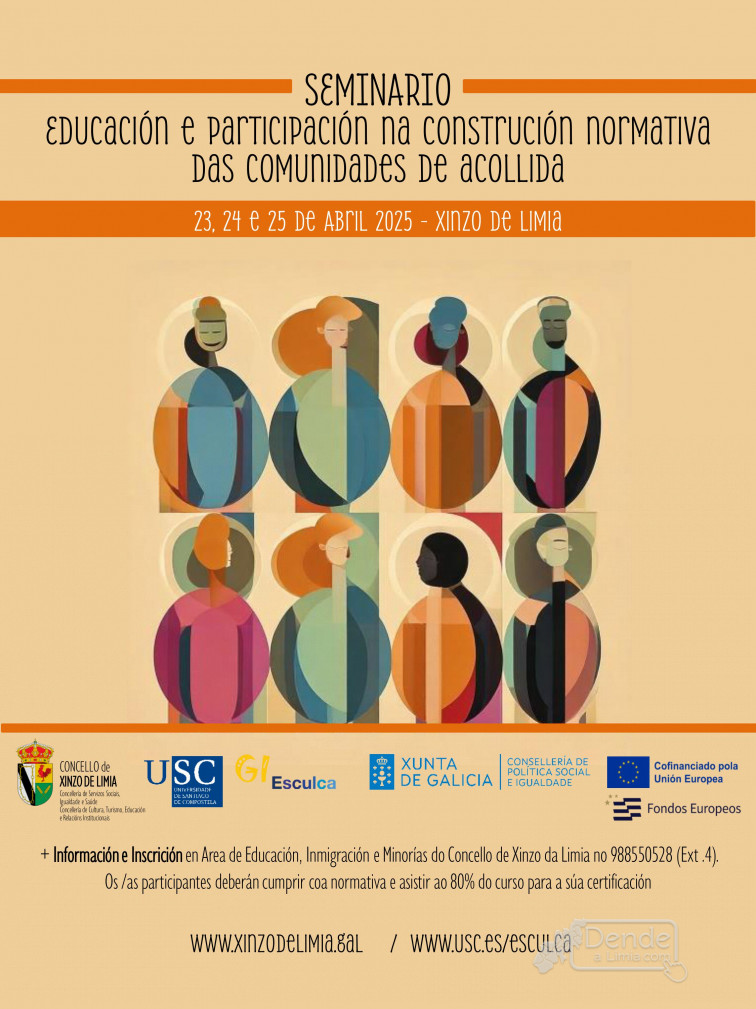 ​Xinzo acollerá un seminario sobre educación, migración e diversidade cultural do 23 ao 25 de abril