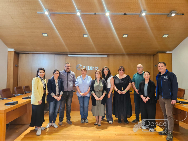 O GDR Limia-Arnoia recibe en Allariz a representantes  de Cantabria, Asturias, Portugal e Galicia para a posta  en marcha do proxecto “Espacios Efímeros” para o  impulso do comercio local