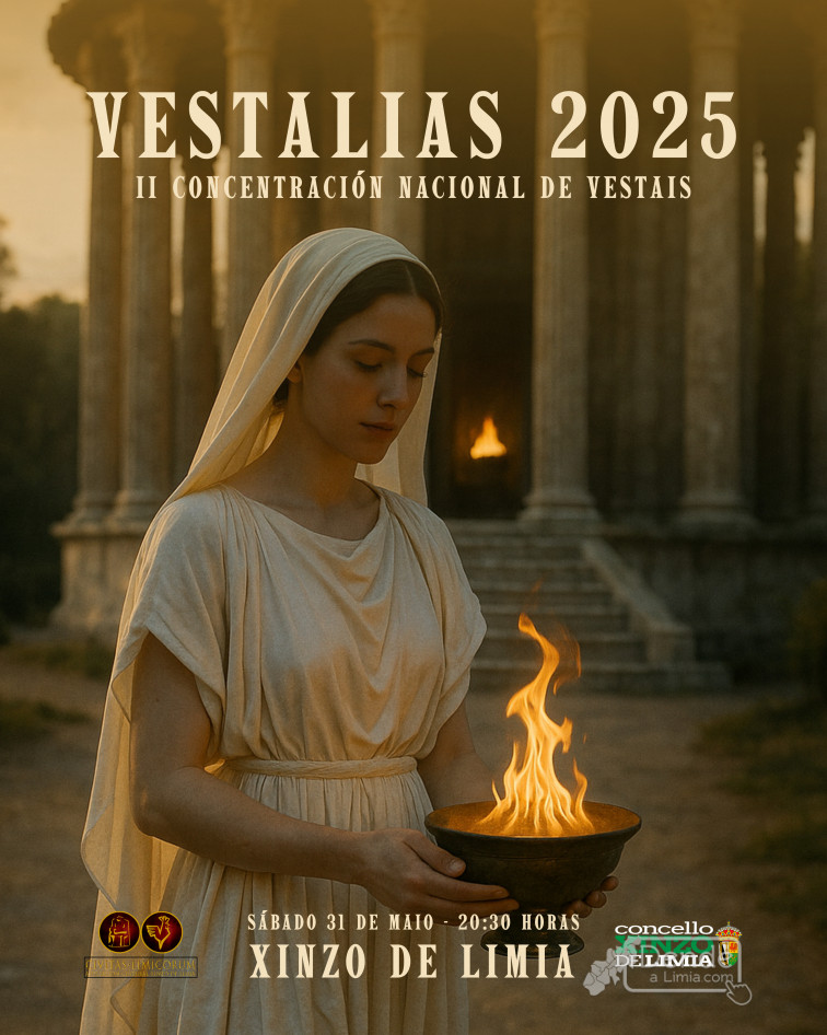 As Vestalias regresan a Xinzo: unha noite de lume, memoria e poder feminino