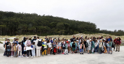120 estudantes de centros educativos do Xurés coñocen o Parque Nacional das Illas Atlánticas