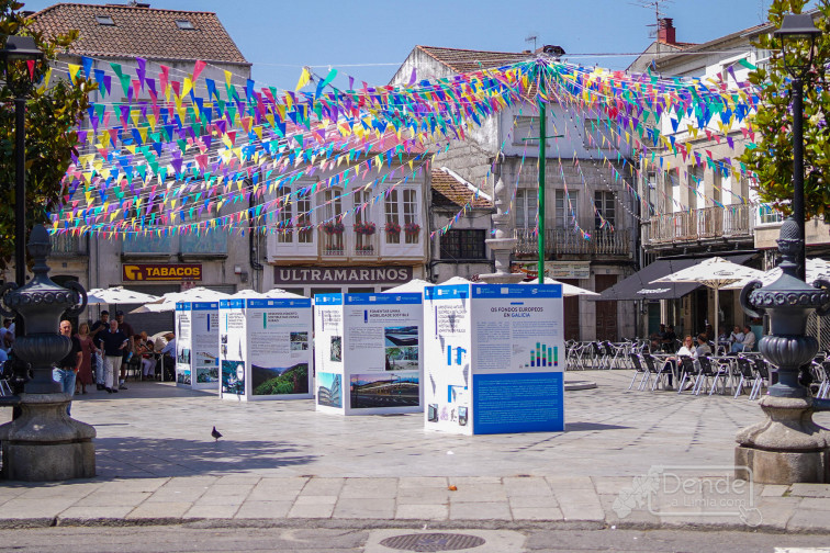 ​A exposición “Os fondos europeos en Galicia” chega á Praza Maior de Xinzo de Limia