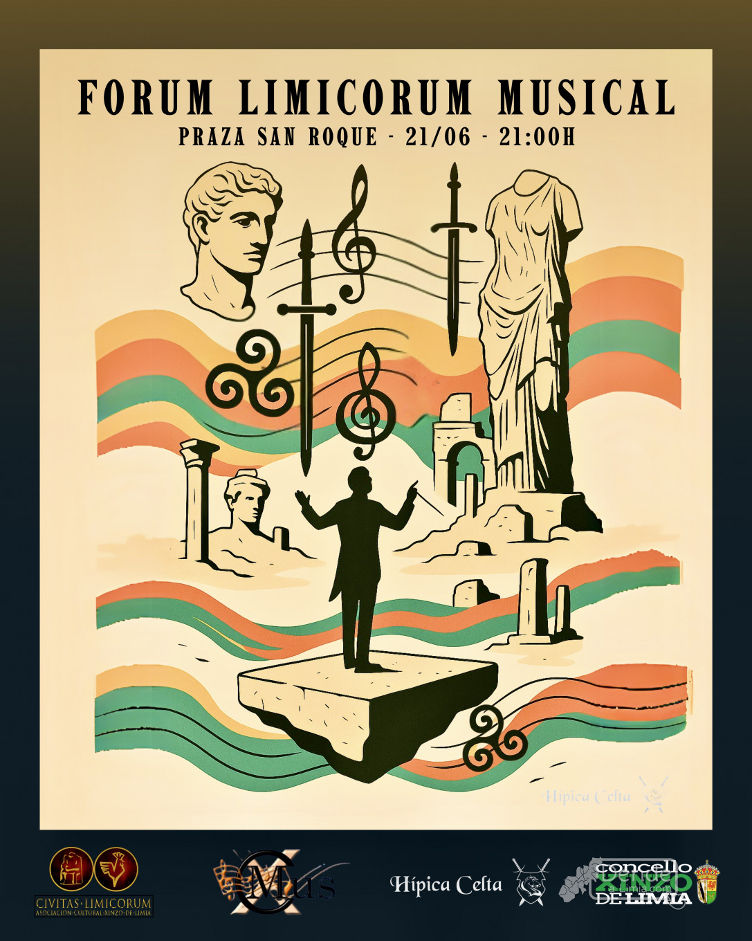 Un centenar de músicas e músicos do Conservatorio acompaña a Civitas Limicorum no seu Forum Musical