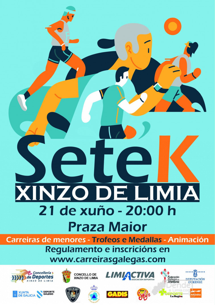 Xinzo de Limia acollerá a Carreira Popular SeteK 2025 o sábado 21 de xuño