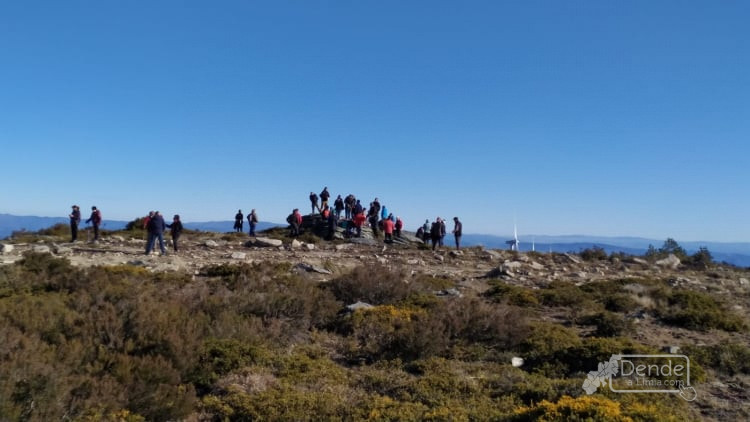 Visita ao Coto Farelo en xaneiro de 2022