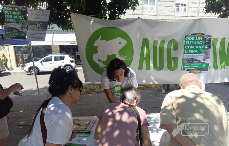 ​Case 700 sinaturas en dous días na Limia para que as Administracións actúen xa contra a contaminación