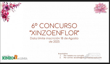 O Concello de Xinzo convoca o VI Concurso “Xinzo en Flor” para embelecer balcóns e xardíns