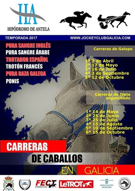 Calendario  2017 Hipodromo de Antela