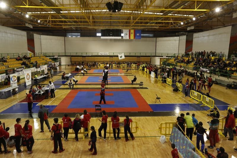 Ourense. 01-04-17. Deportes. Campionato galego de Kick Boxing no Paco Paz.
Foto: Xesús Fariñas