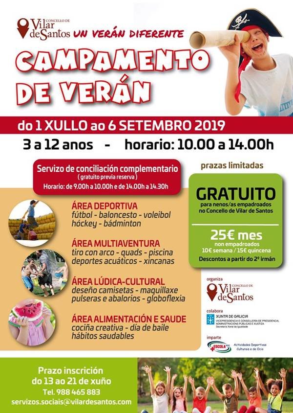 Campamento veran Vilar de Santos 2019