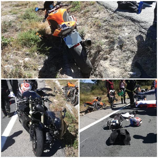 Accidente motos